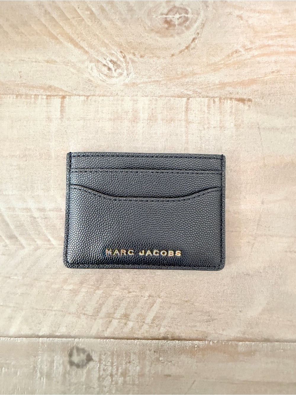 MARC JACOBS | Black Leather Card Case